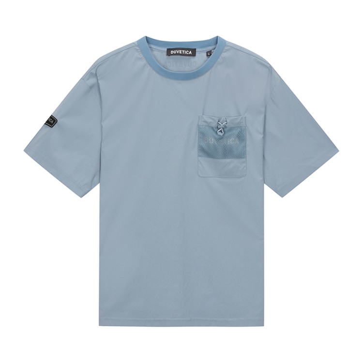 Shop Duvetica Griezy Ry Short-sleeved Stretch Cordura T-shirt In Grey