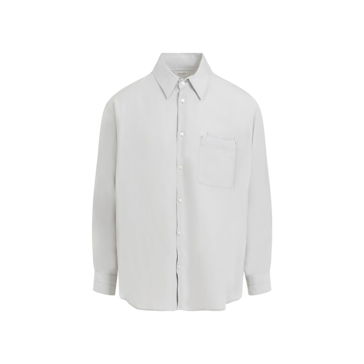Lemaire Cloud Gray Double Pocket Ls Shirt
