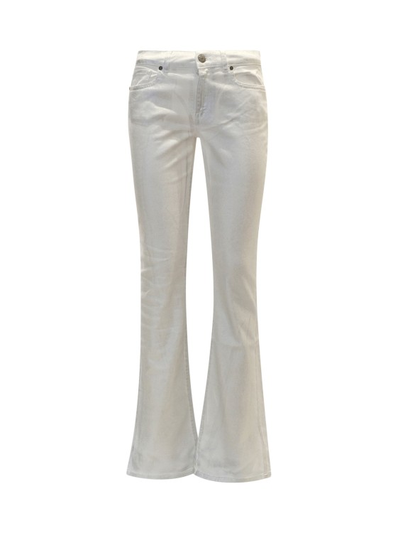 Shop P.a.r.o.s.h Multicolor Cotton Ciliegio Jeans In White