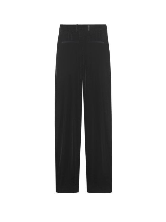 Shop Saint Laurent Chenille Trouser With Frontal Pinces In Black