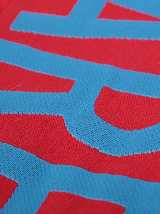 Shop Dsquared2 Red/ Blue Technicolor Beach Towel