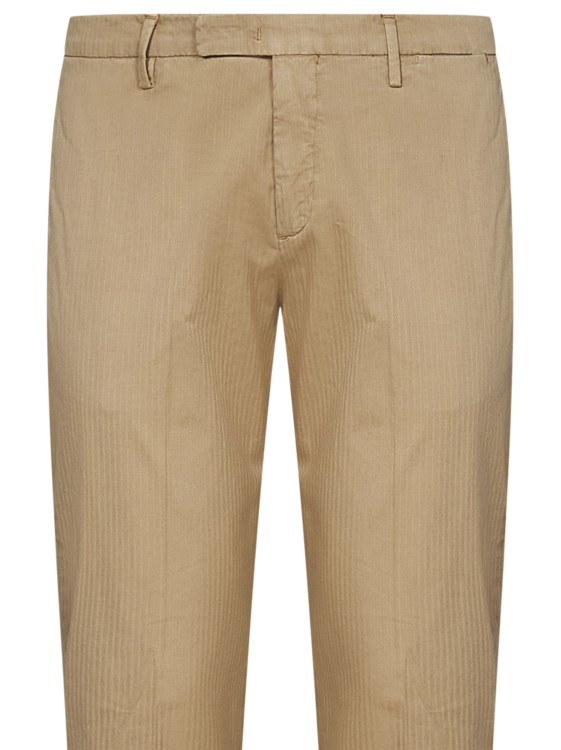Shop Boglioli Slim-fit Chino Trousers In Brown