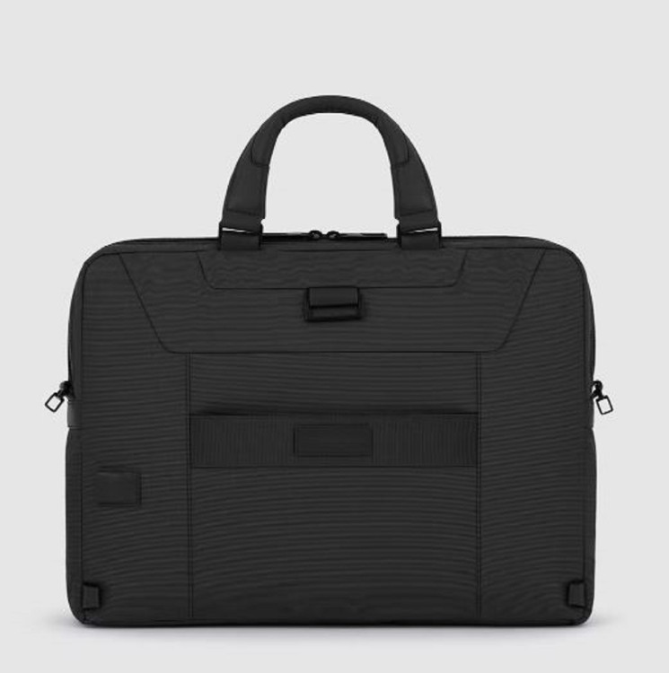 Shop Piquadro Black Workbook Briefcase With Rfid Protection