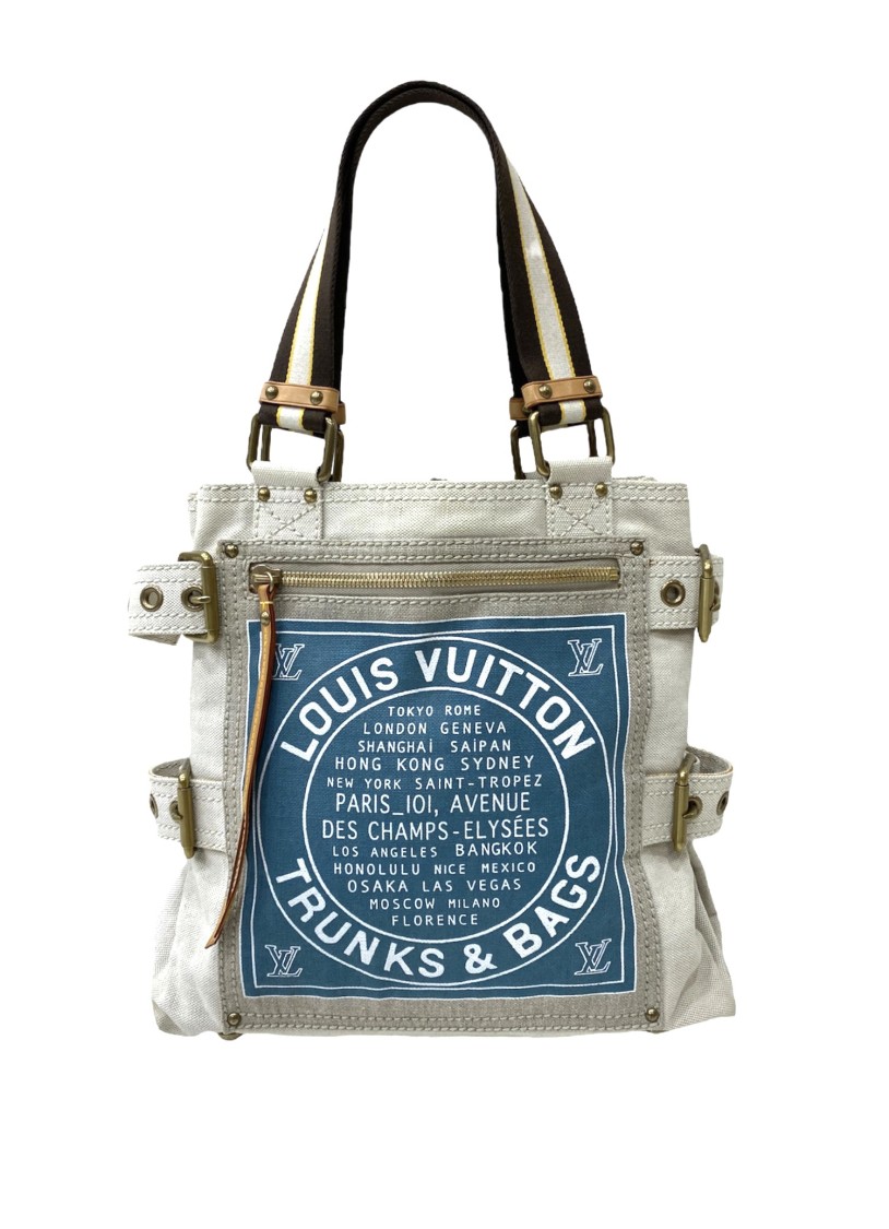 Globe Tote Mm Trunks & Bags L.E. by Louis Vuitton in White color