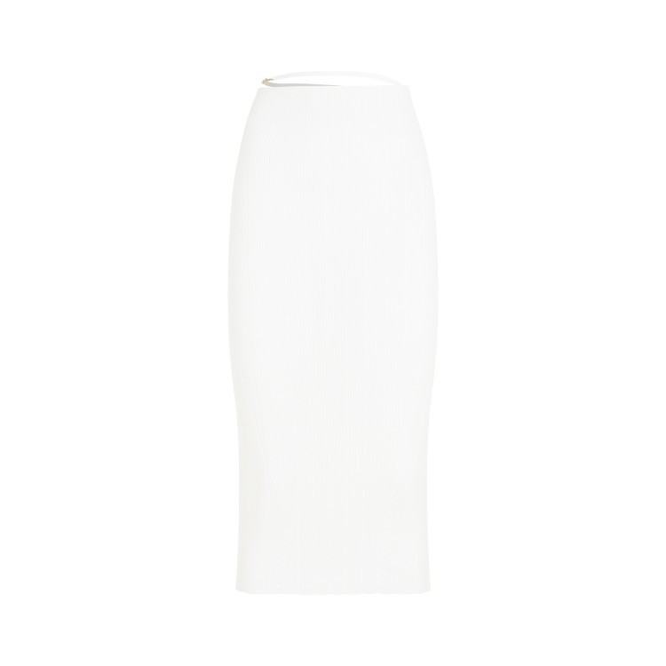 Jacquemus La Jupe Notte Skirt In White