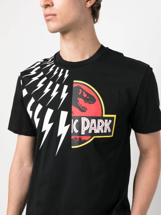 Shop Neil Barrett T-shirt "jurassic Park" Black