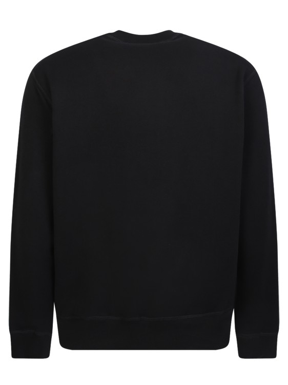 Shop Dsquared2 Black Cotton Fabric Sweatshirts