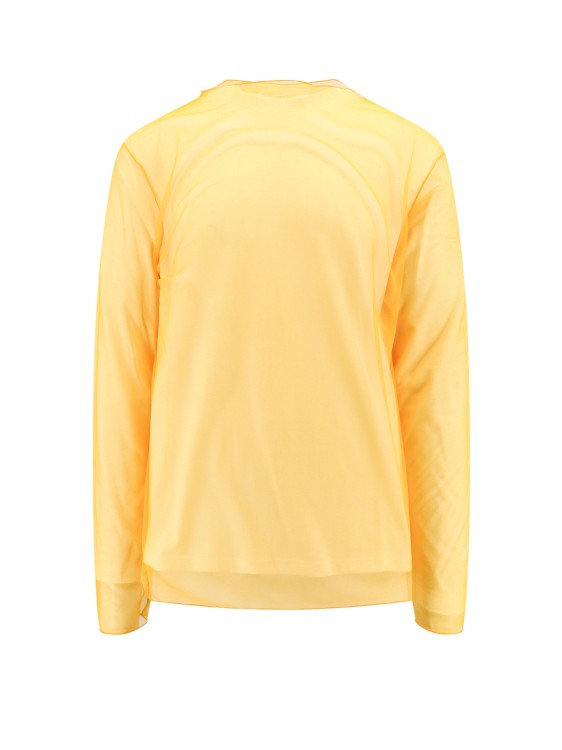Shop Jil Sander Cotton T-shirt Voile T-shirt In Yellow