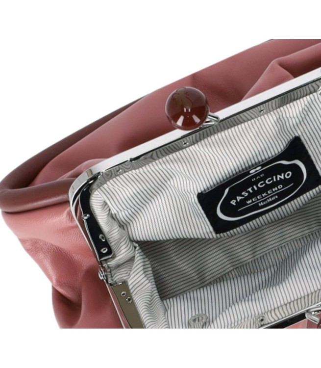 Shop Max Mara Pasticcino Phebe Small Pink Clutch Bag
