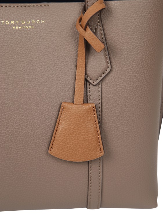 Shop Tory Burch Perry Leather Bag In Brown
