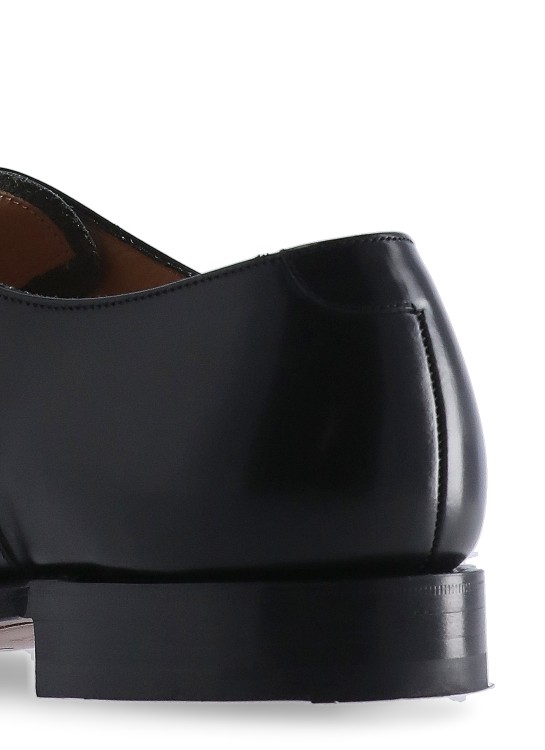 Shop Church's Black Smooth Leather Laceup Shoes
