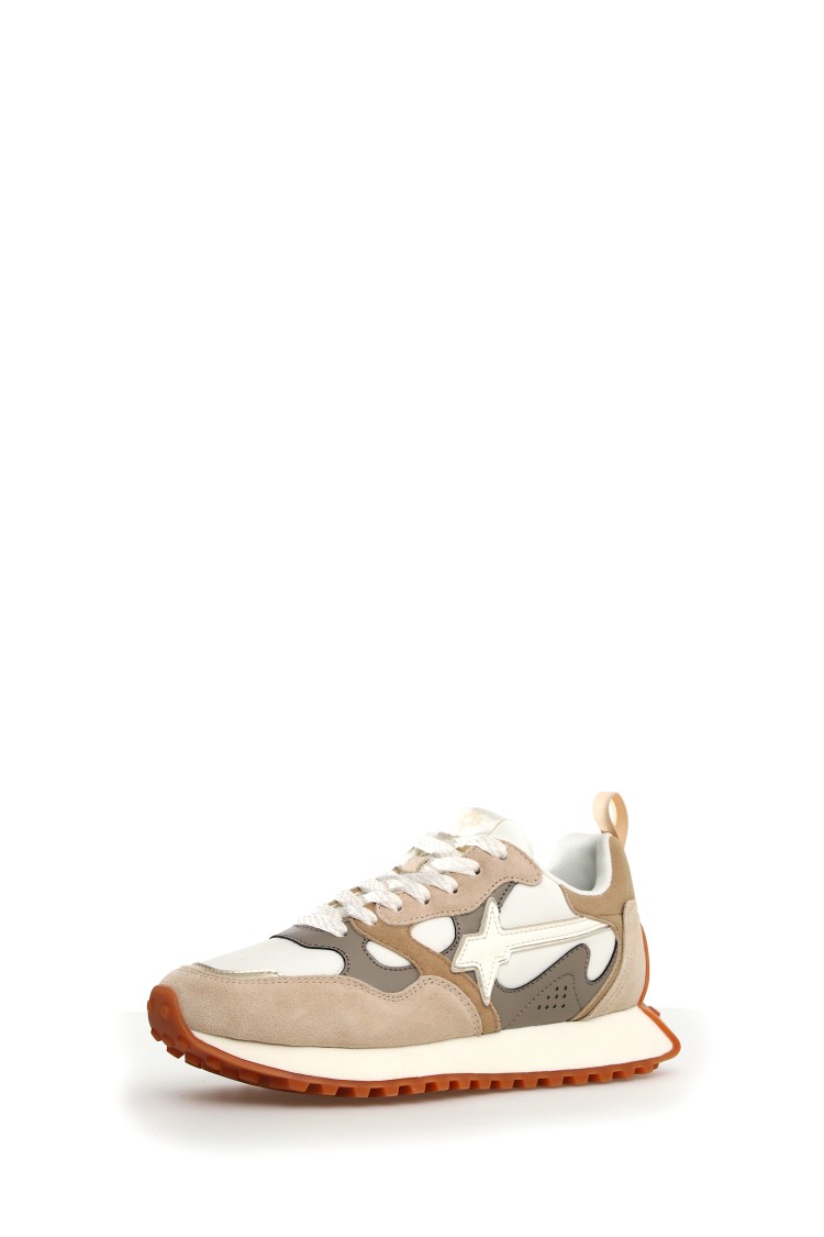 W6YZ W6YZ LUXE SUEDE AND TECHNICAL FABRIC SNEAKERS WITH MODERN DESIGN FOR WOMEN 