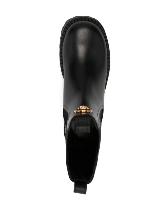 Shop Versace Black Vagabond Boots