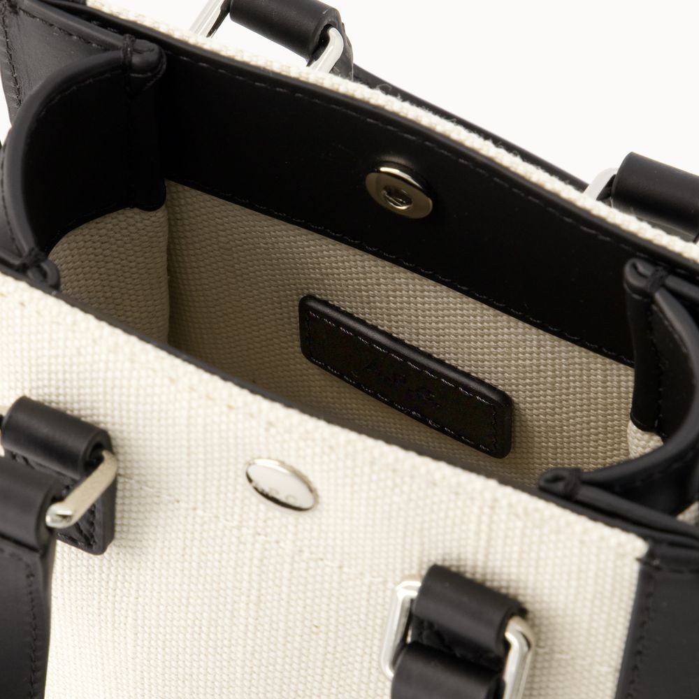 Apc A.p.c. Camille 2.0 Mini Crossbody - Cotton - Black In Black