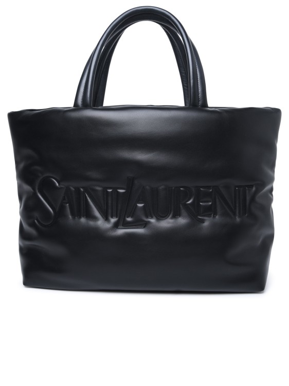 Saint Laurent Shopping Logo Written In Black