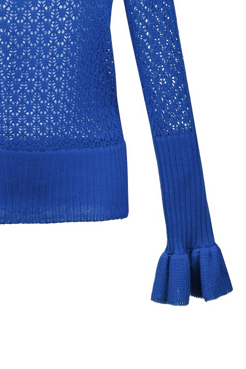 Shop Andreeva Favorite Knit Turtleneck In Blue