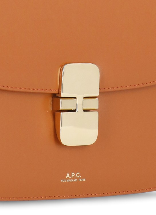 Shop Apc Small Grace Shoulder Bag In Orange