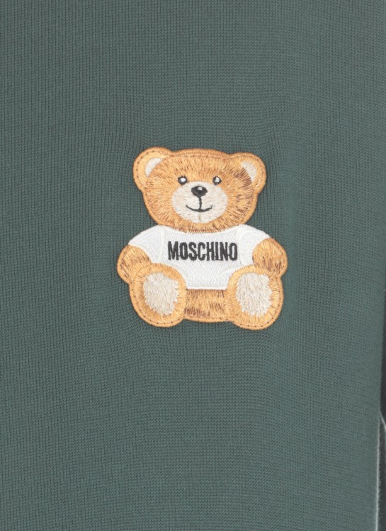 Shop Moschino Sweater With Logo In Grey