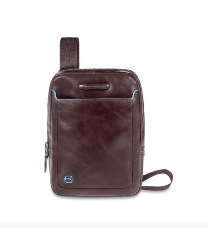 Piquadro Brown Ipad Mini Bag In Black