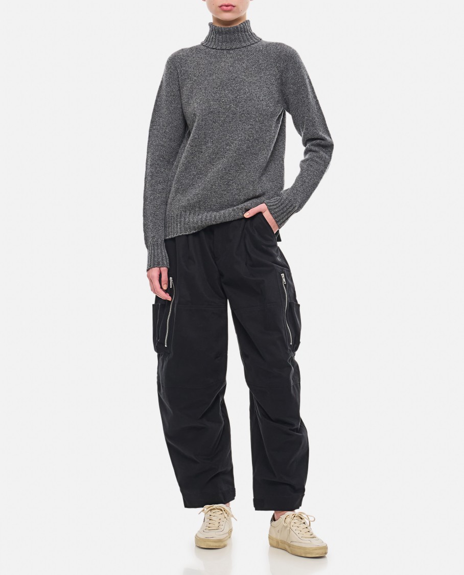Mordecai Cargo Pocket Trousers In Black