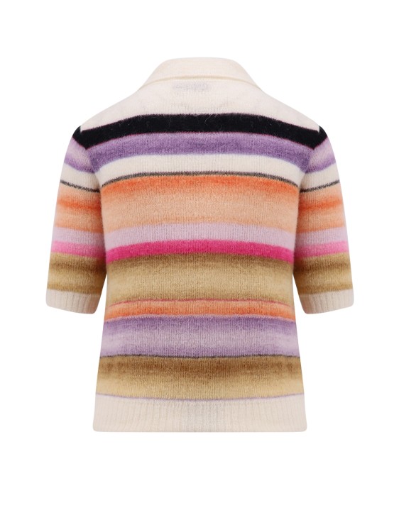 Shop Missoni Multicolor Alpaca And Mohair Blend Sweater In Grey