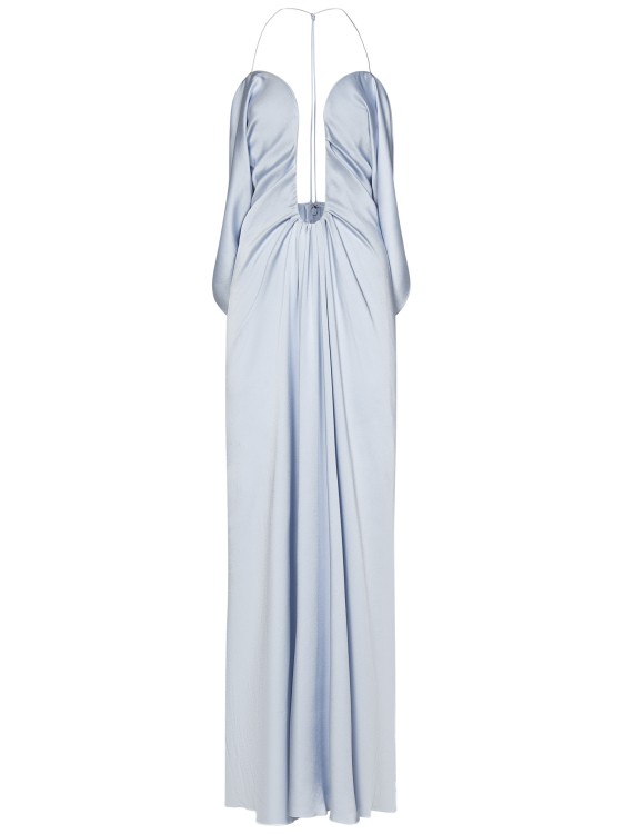 Shop Victoria Beckham Long Cami Dress In Blue