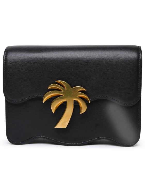 Shop Palm Angels Palm Beach Shoulder Bag In Black
