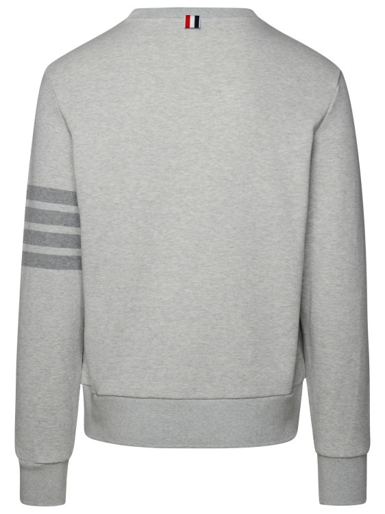 Shop Thom Browne 4 Bar Sweatshirt In White