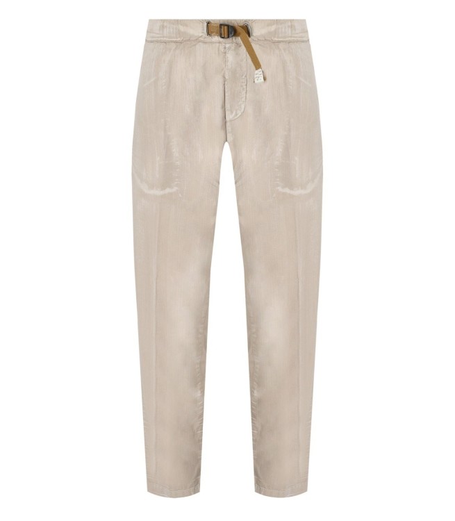 Shop White Sand Greg Ecru Trousers In Neutrals