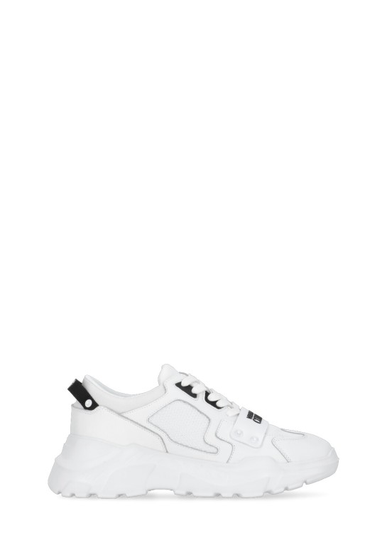 Versace Jeans Couture Sneakers With High-quality Materials And Enhanced Comfort Features In White