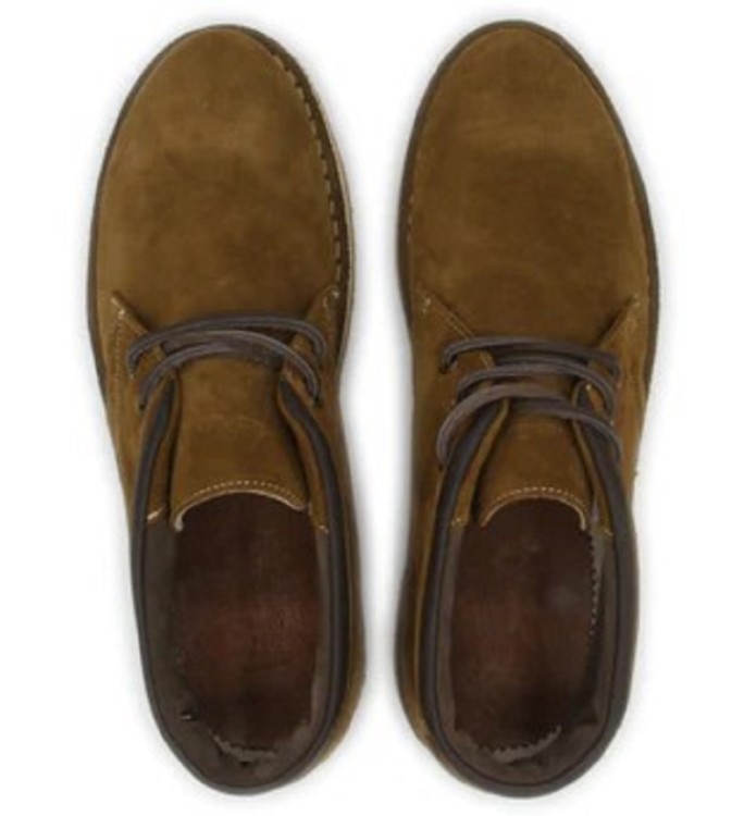 Iza Boa Soft Suede Shoes With Innovative Lacing System In Brown
