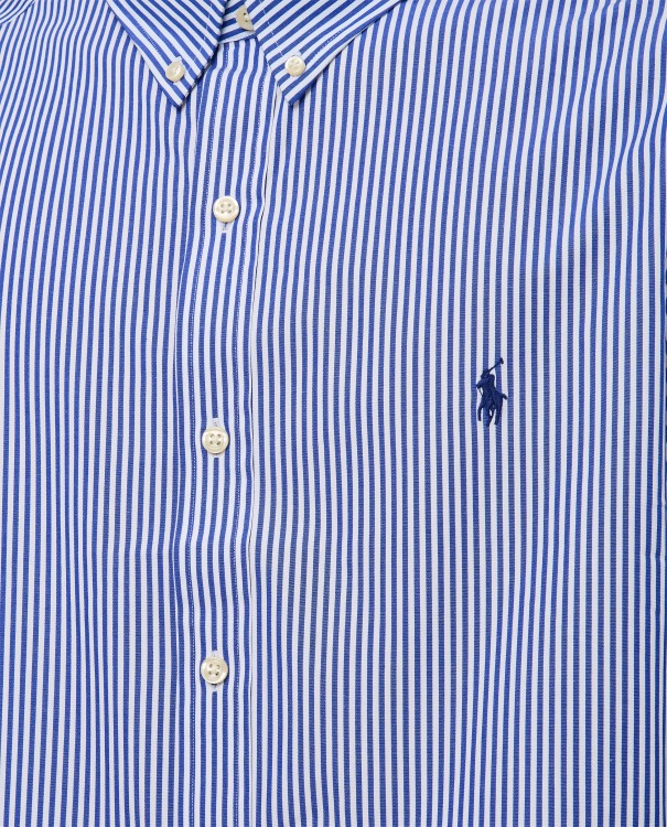 Shop Polo Ralph Lauren Cotton Sport Shirt In Blue