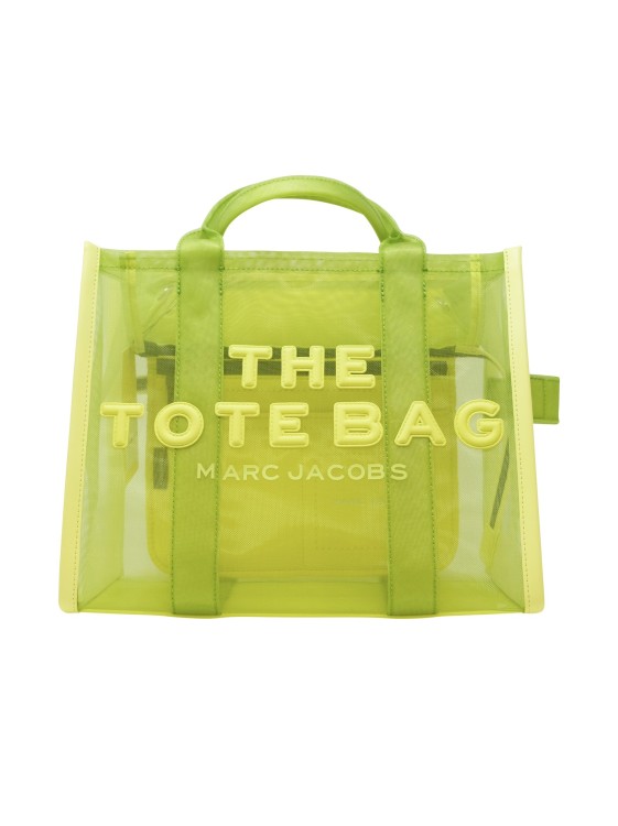 MARC JACOBS GREEN FABRIC THE SMALL TOTE,d6ef8f67-2745-6e9c-1572-4a1068268bae