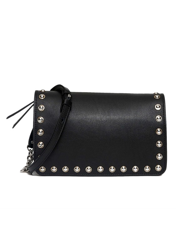 Gianni Chiarini Black Leather Small Shoulder Bag