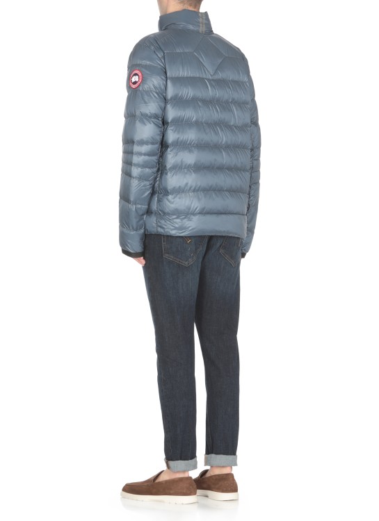 Shop Canada Goose Light Blue Quilted Down Jacket In Neutrals