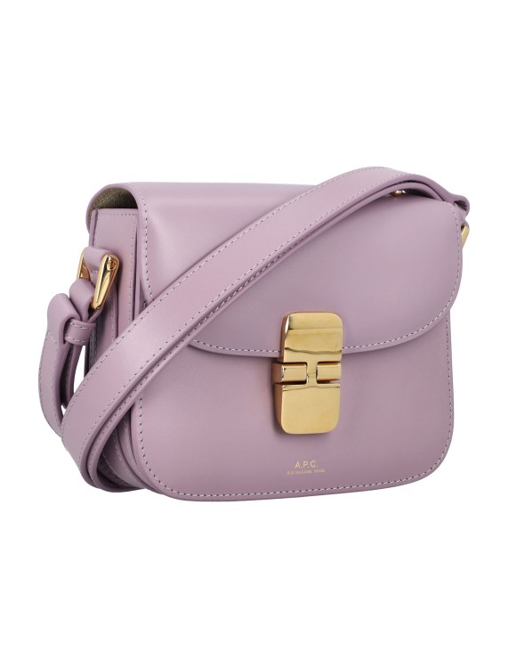 A.P.C.: Purple Mini Grace Shoulder Bag