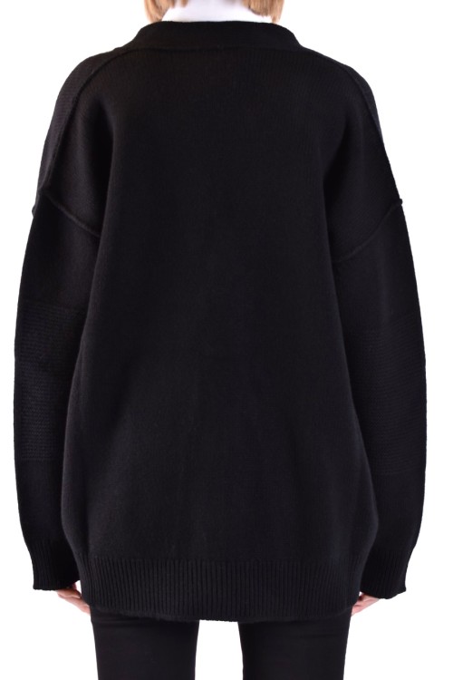 Dsquared2 Black V-neck Cardigan In Black