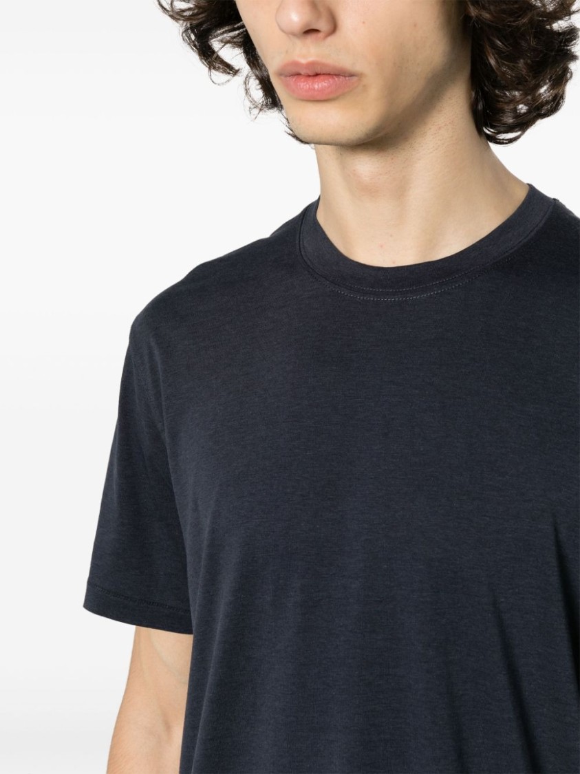 Shop Tom Ford Cotton T-shirt In Blue