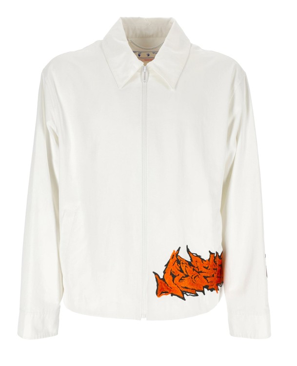 Off-white Neen Harrington Jacket In White