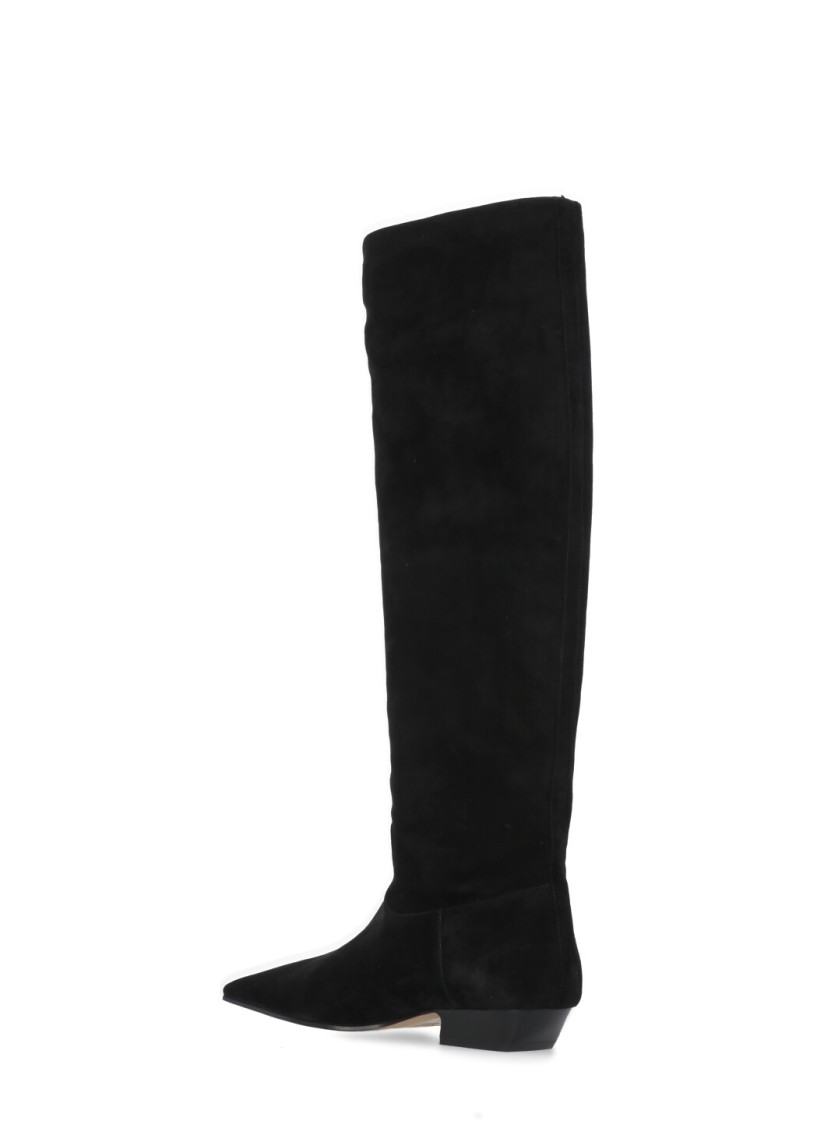 Shop Khaite Marfa Knee High Boots In Black