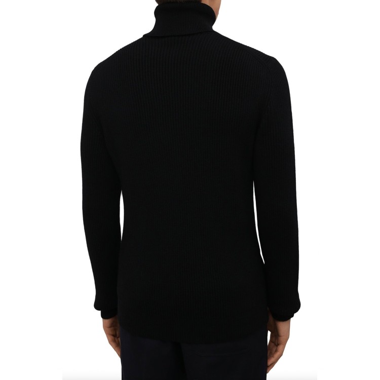 Shop Dolce & Gabbana Black Wool Sweater