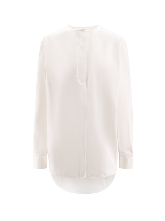 Shop Totême Cotton Shirt In White