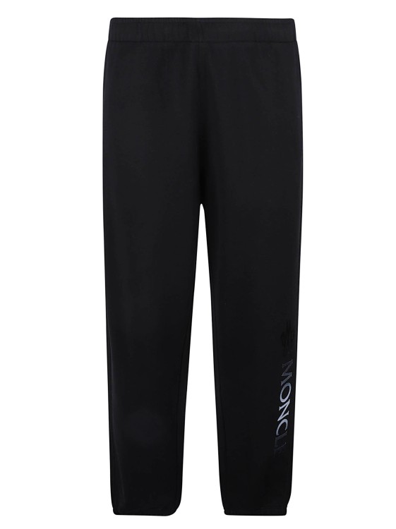 Shop Moncler Logo-print Track Pants In Black