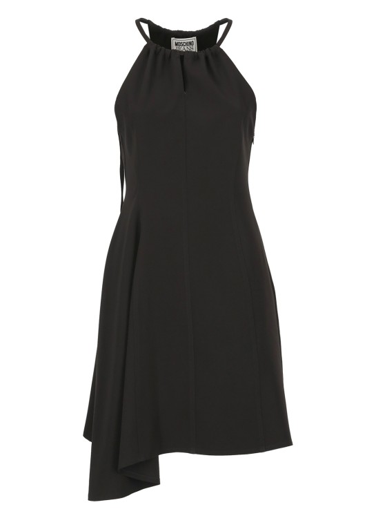 Shop Moschino Dress With Cut Out Detail In Black