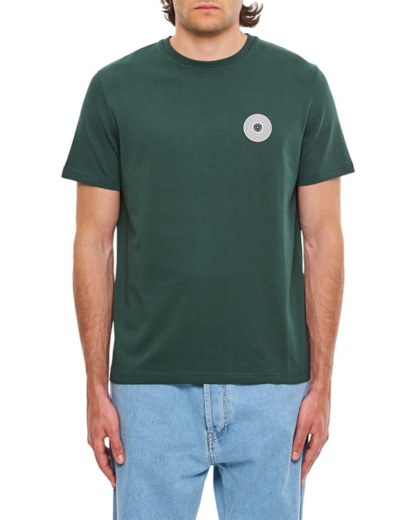 Shop Apc Madison Cotton T-shirt In Green