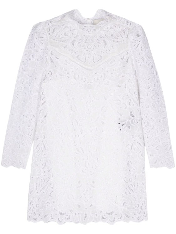 Isabel Marant White Daphne Mini Dress