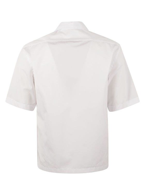 Shop Lardini Short Sleeve Shirt In White