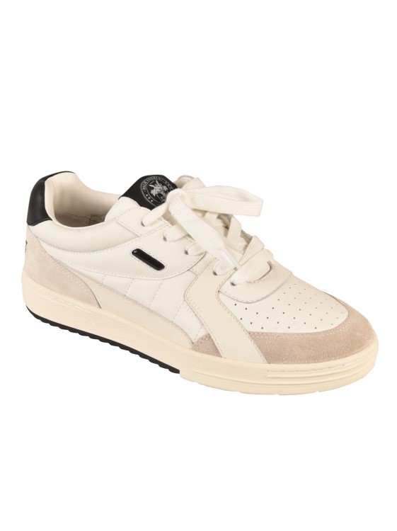Shop Palm Angels University Low-top Sneakers In Neutrals