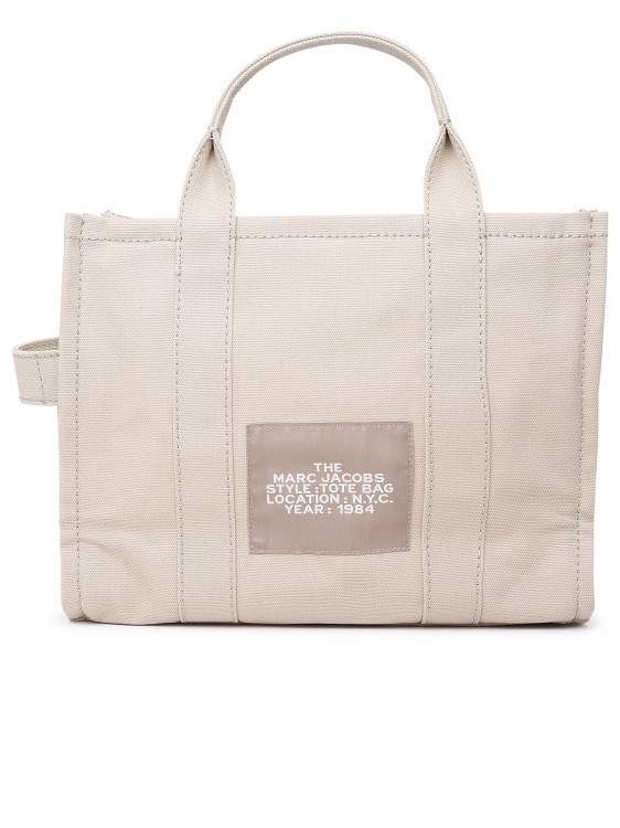 Marc Jacobs (the) Small Traveler Tote Aus Beigefarbener Baumwolle In Neutrals