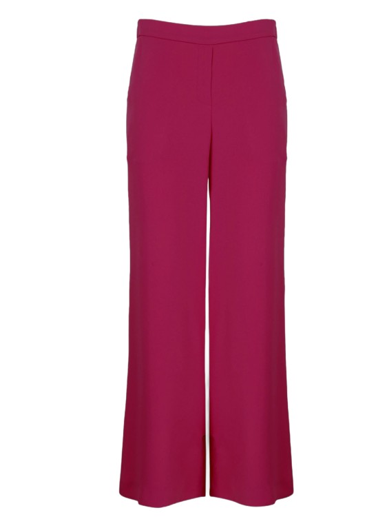 Shop P.a.r.o.s.h Panty Wide Leg Trousers In Pink